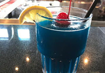 Blue cocktail